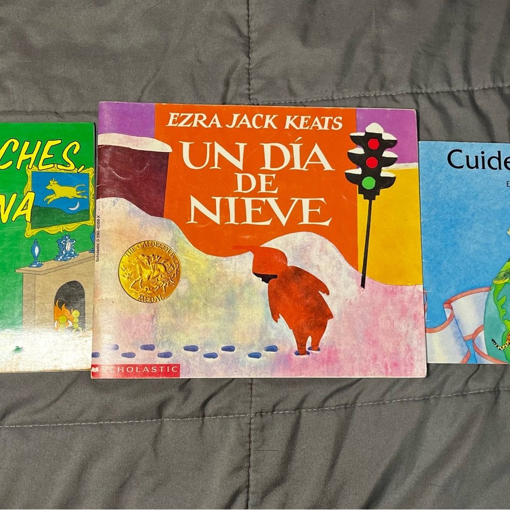 Lot‎ of 3 Spanish Children’s Books Buenas Noches Luna Un Dia De Nieve